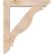 Ekena Millwork Funston Slat Smooth Bracket w/ Offset Brace, Douglas Fir, 7 1/2"W x 42"D x 48"H BKT0806X42X48FST06SDF - alternate 4